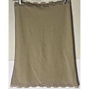 SPANX Strapless Body Shaper Slip Women's Size Large Beige Nude Skin Tone